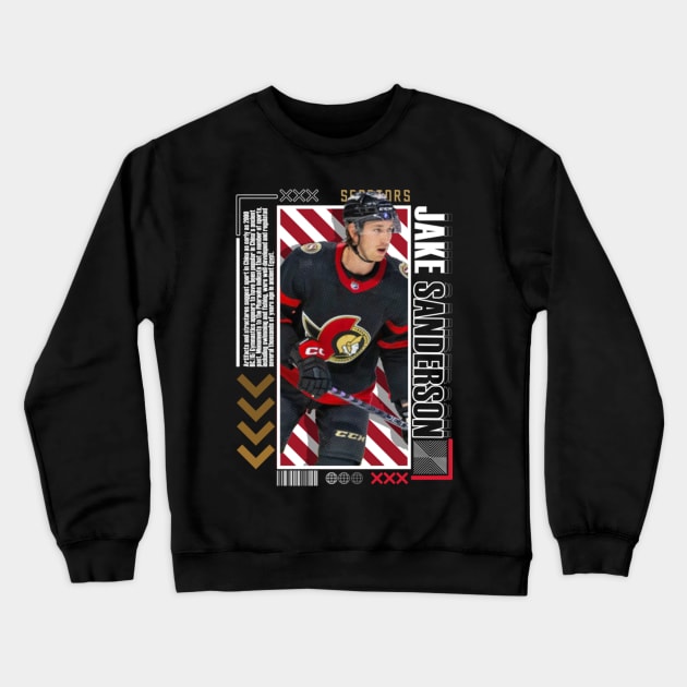 Jake Sanderson Paper Poster Version 10 Crewneck Sweatshirt by art.Hamdan